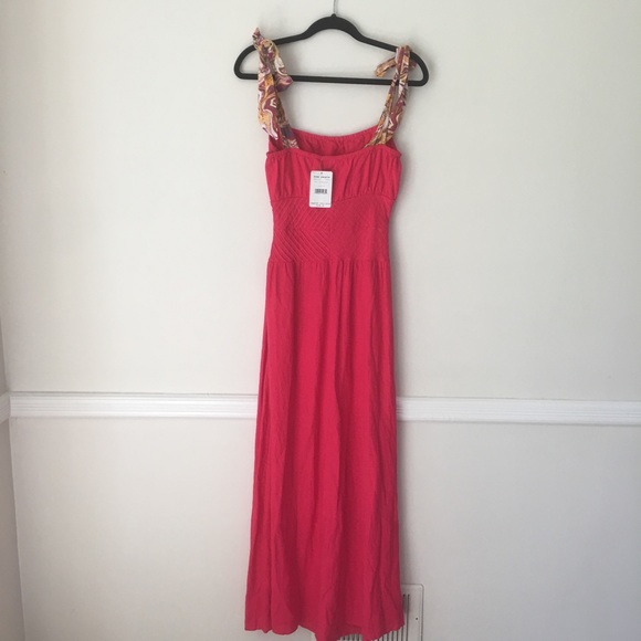 Free People | Santorini Coral Maxi Dress NWT - Picture 6 of 7